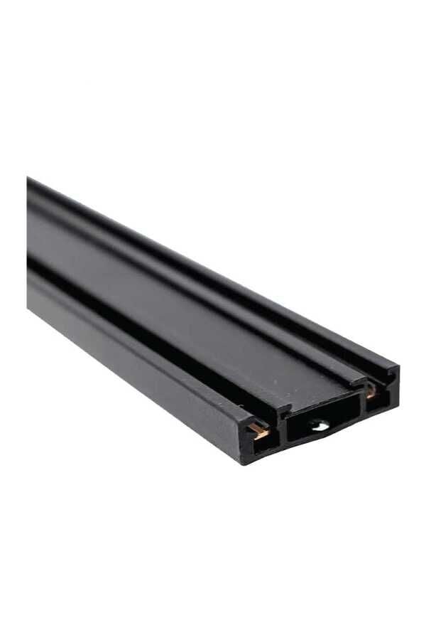 ACK AD45-91001 1 Metre Siyah Slim Magnet Ray Sıva Üstü