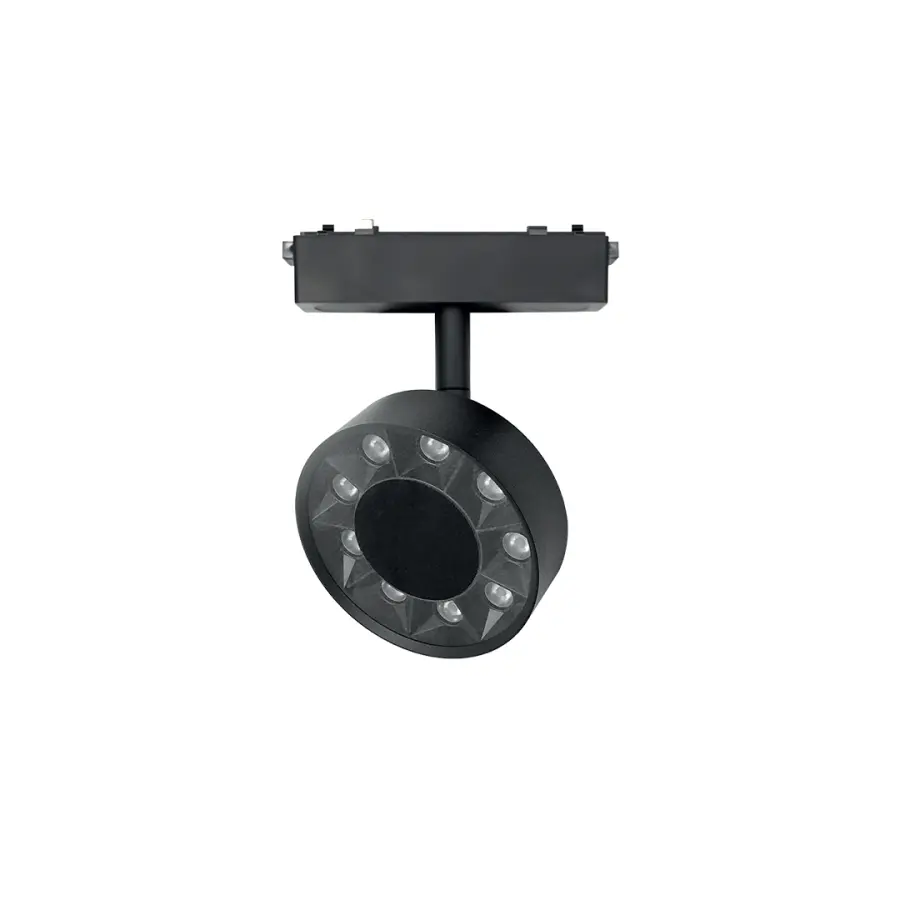 ACK AD45-07201 9W Yuvarlak Lensli Slim Magnet Ray Armatür 3000K Günışığı