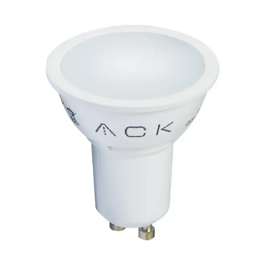 ACK AA24-00753 7W Led Ampul 220-240V GU10 Duylu 6500K Beyaz Işık SMD Difüzörlü