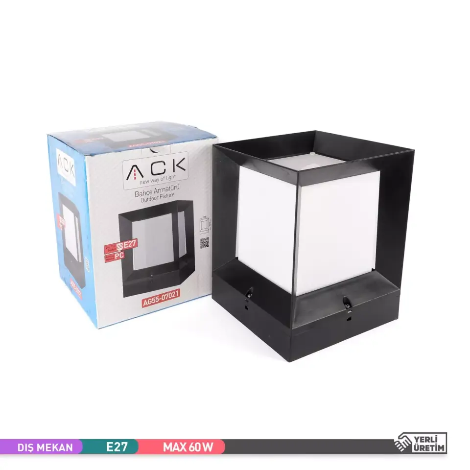 ACK AG55-07021 Set Üstü Bahçe Armatürü E-27 Duylu IP54