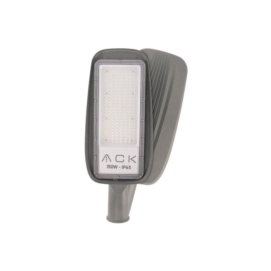 ACK AT41-19410 150W 4000K Naturel Beyaz LED Sokak Armatürü IP65 Siyah