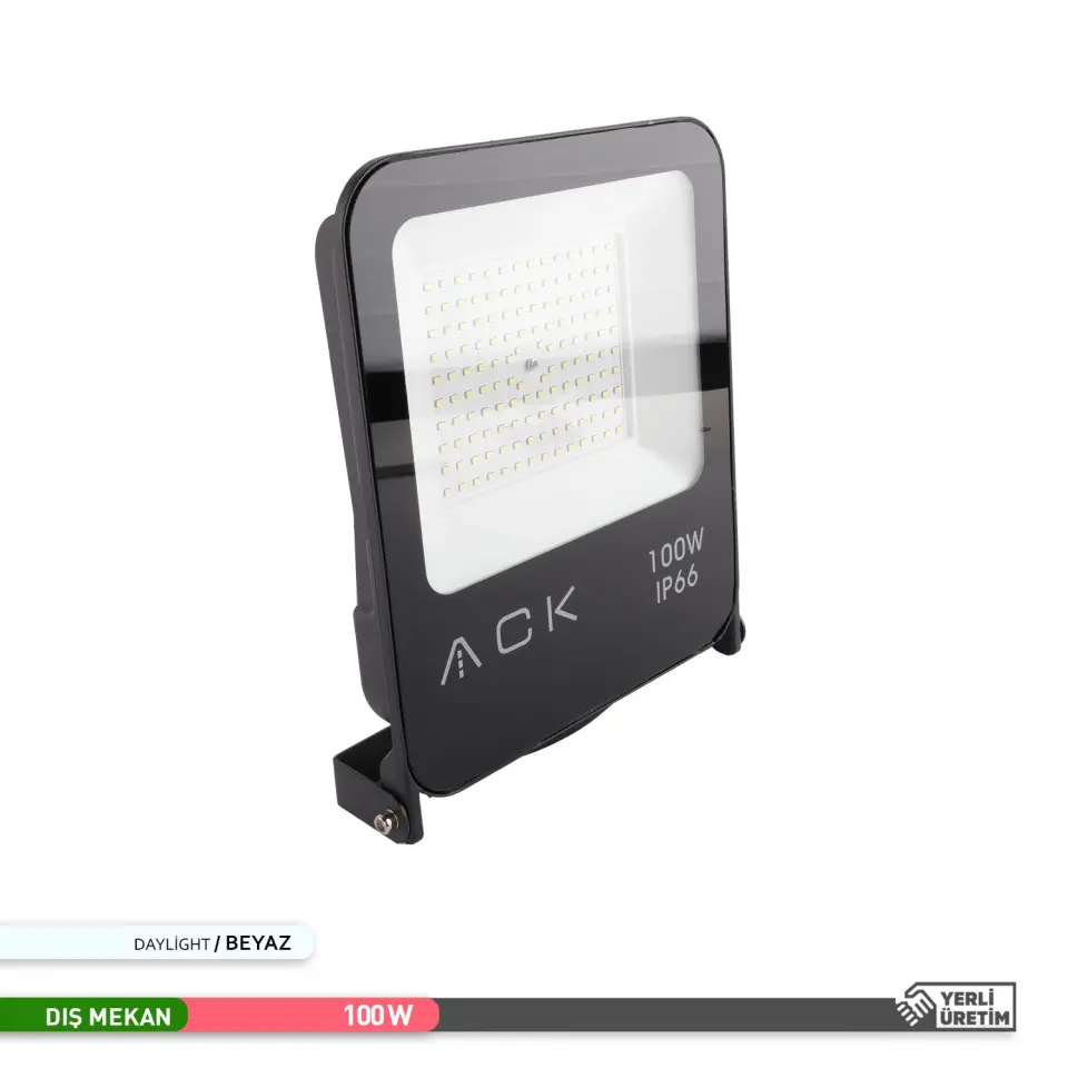 ACK AT62-19132 100W Led Projektör 6500K Beyaz Işık