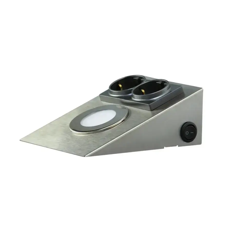 ACK AH11-00234 2,5W Ledli Prizli Tezgah Altı Armatür 6500K Beyaz Işık