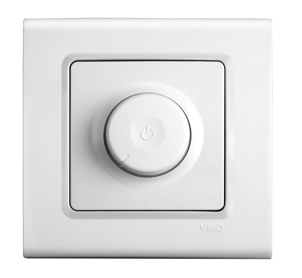 VİKO Linnera/Rol Krem Pro Dimmer Rl 20-500W Mek.+Düğme