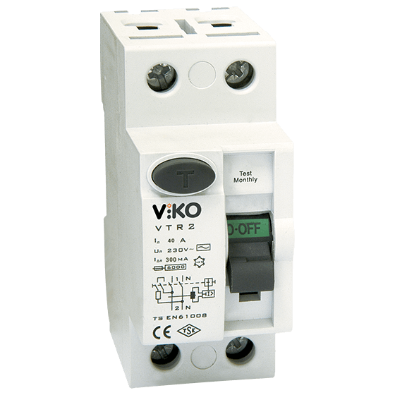 VİKO VTR2-63300 2Kut 300Ma 63A Kaçak Akım Koruma Rölesi
