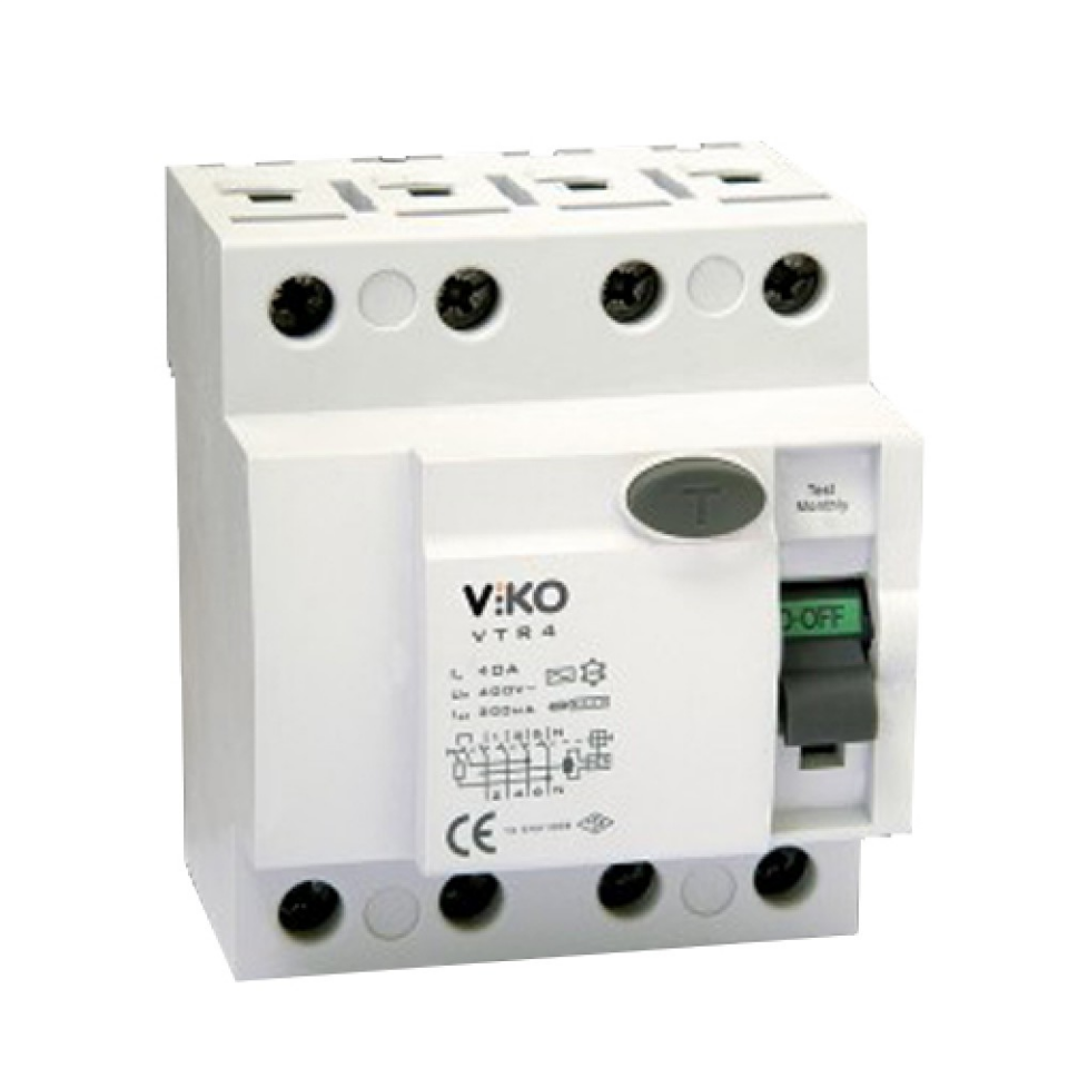 VİKO Kaçak Akım Koruma 4Kut 300Ma 32A 4P