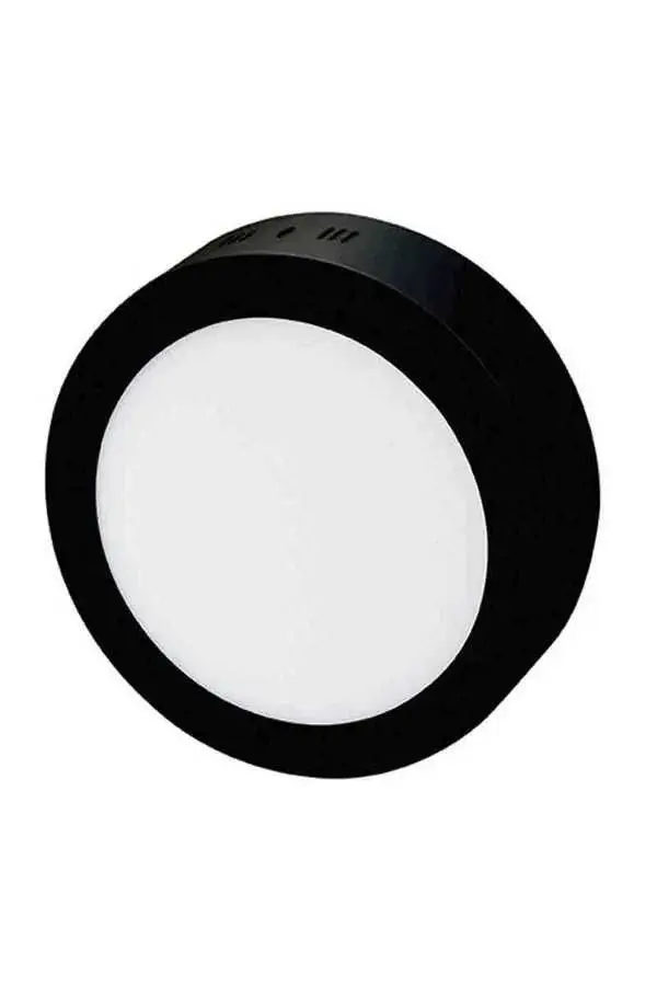Cata CT-5235 18 Watt Sıva Üstü Yuvarlak Led Panel Armatür Siyah Kasa Günışığı