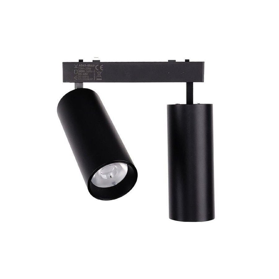 ACK AD45-05401 48V 20W+20W SLIM MAGNET RAY SPOT 3000K IP20 Beyaz