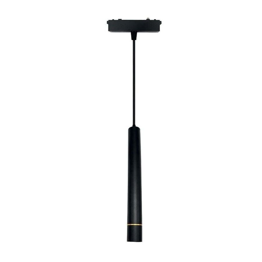 ACK AD45-08201 48V 12W SLIM MAGNET RAY ARMATÜR SARKIT Ø4*H30CM 3000K IP20 Siyah