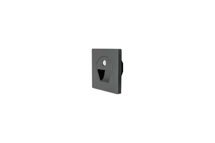 Cata Ct-5170 1w Sensörlü Siyah KasaLedli Koridor Armatür Günışığı