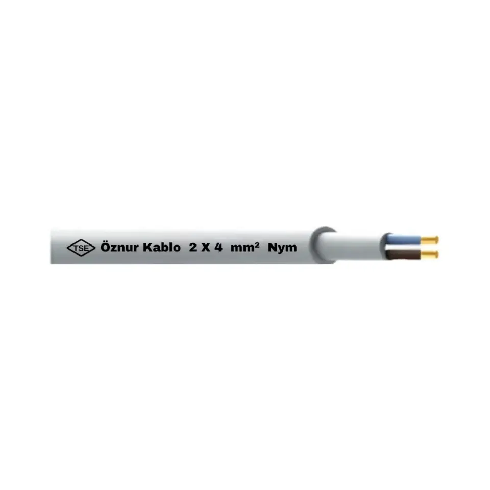 Öznur 2X4 mm NYM (Antigron) Kablo