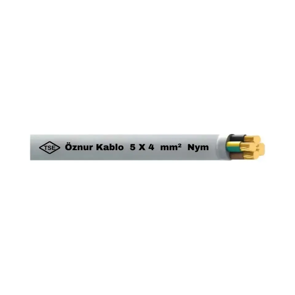 Öznur 5X4 mm NYM (Antigron) Kablo