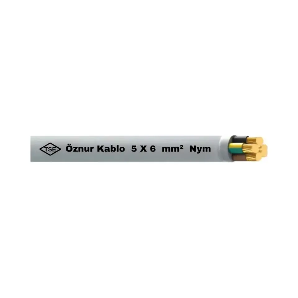 Öznur 5X6 mm NYM (Antigron) Kablo