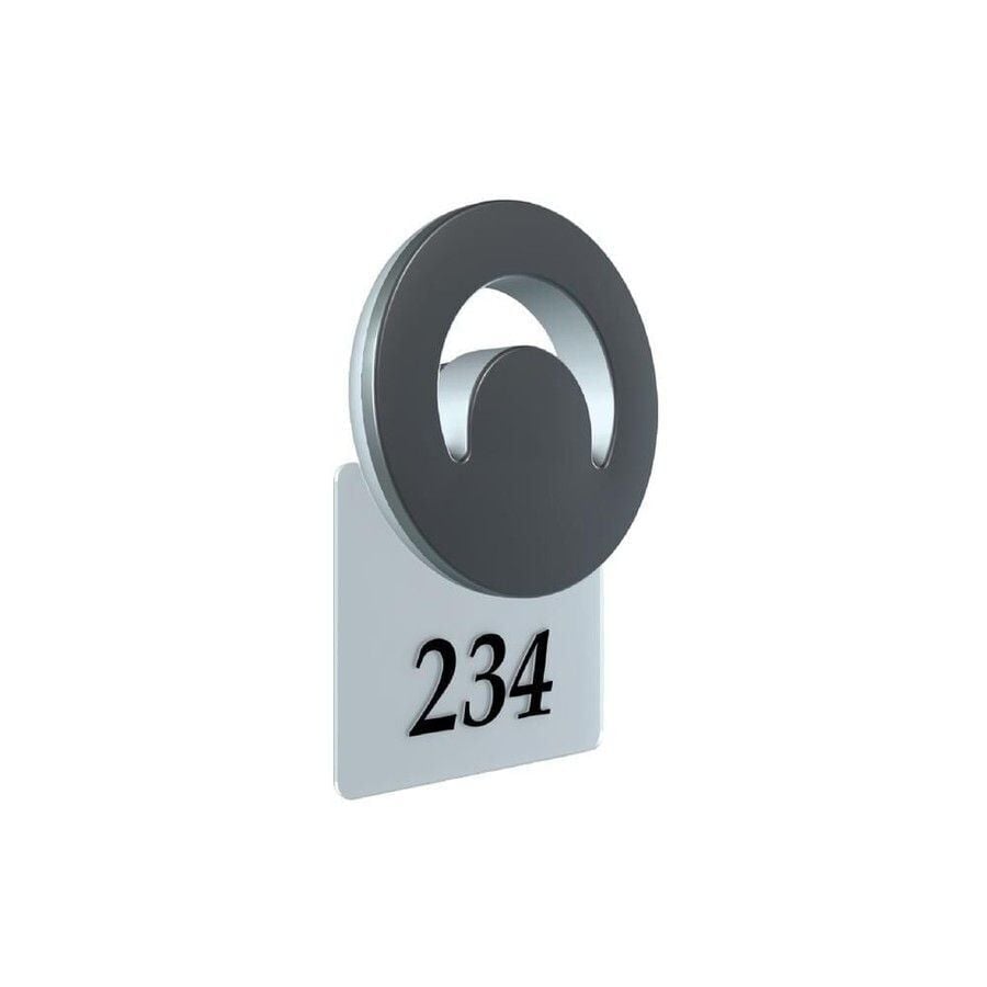 ACK AG44-01002 12W 12 W 3000K Gün Işığı Capella A Alüminyum Kapı Numaratörü IP54 Şerit LED