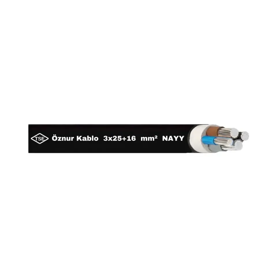 Öznur 3x25+16 mm NAYY Alvinal (Alüminyum) Yeraltı Kablosu