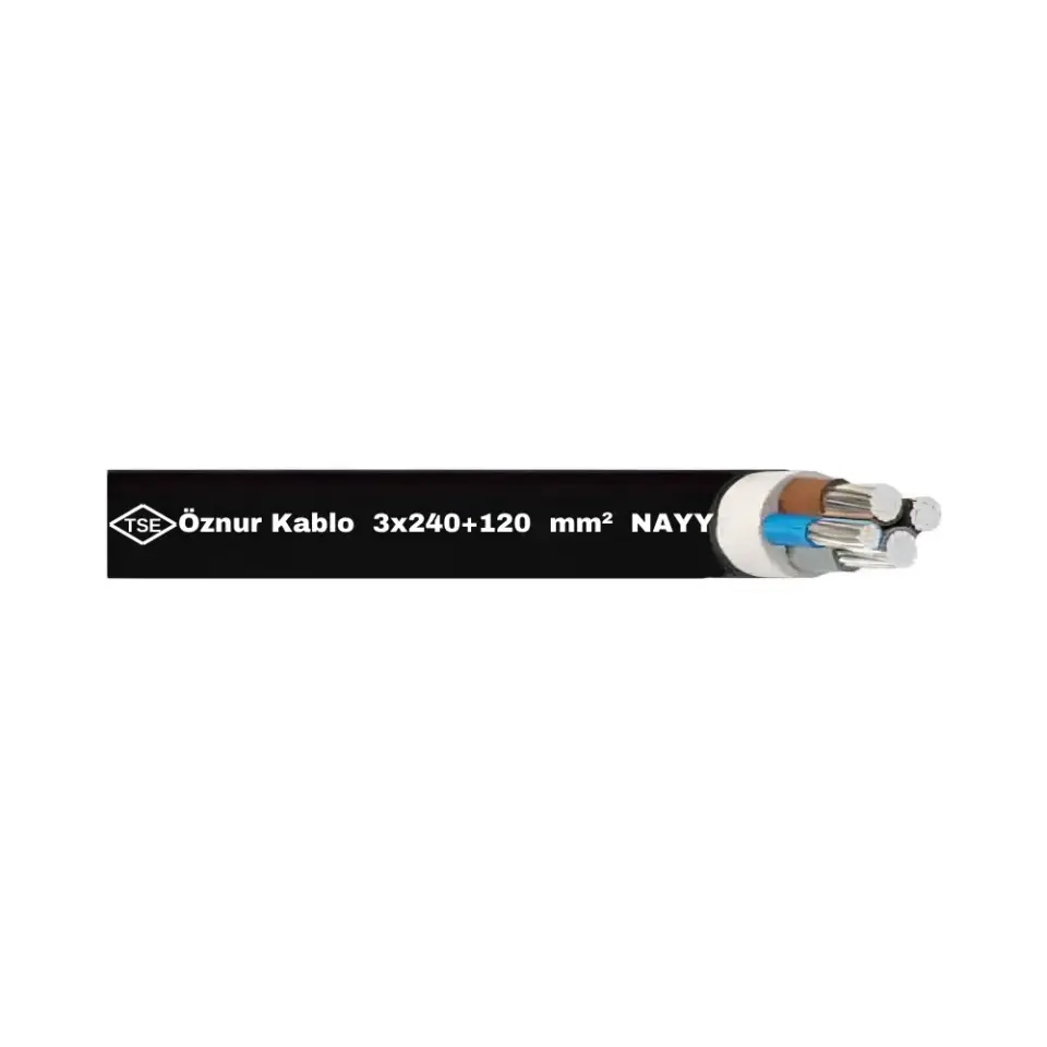 Öznur 3x240+120 mm NAYY Alvinal (Alüminyum) Yeraltı Kablosu