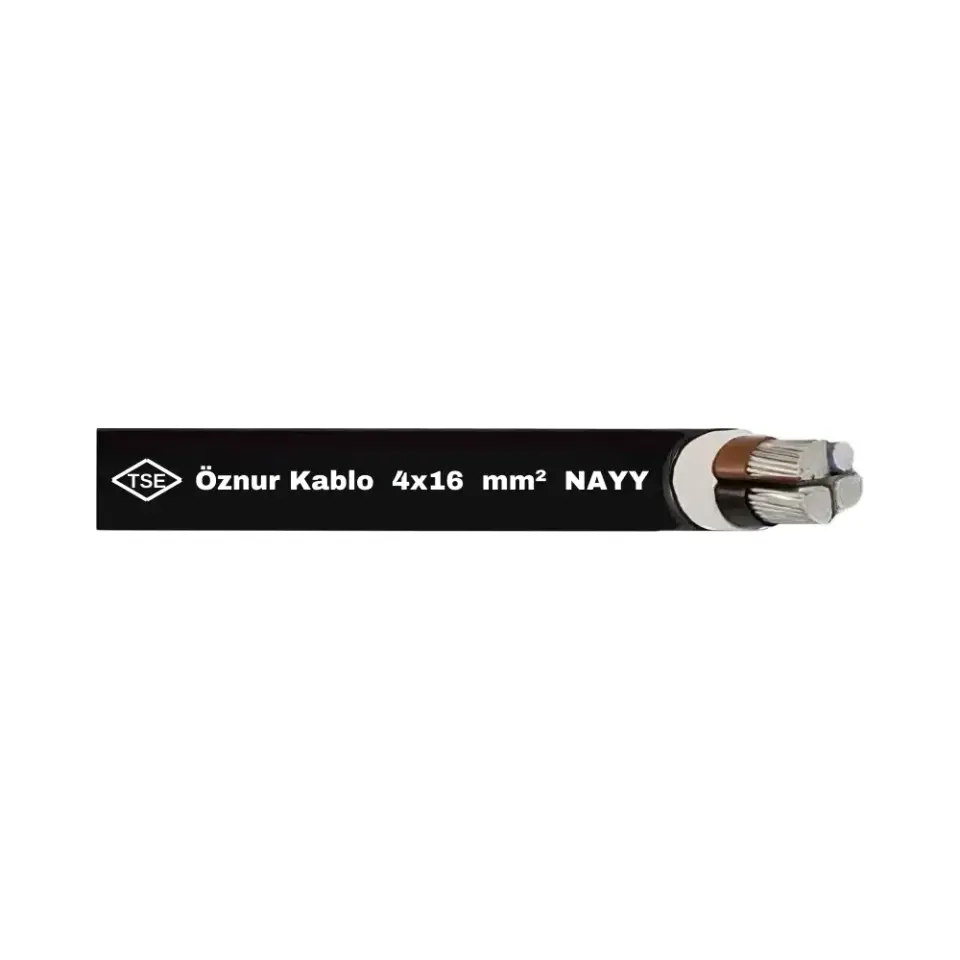 Öznur 4X16 mm NAYY Alvinal (Alüminyum) Yeraltı Kablosu