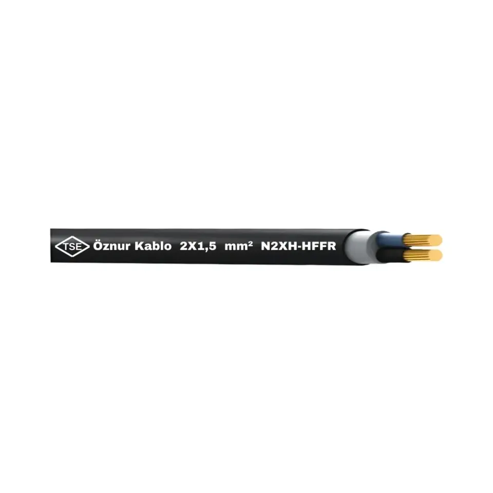 Öznur 2x1,5 mm N2XH Kablo Halogen Free