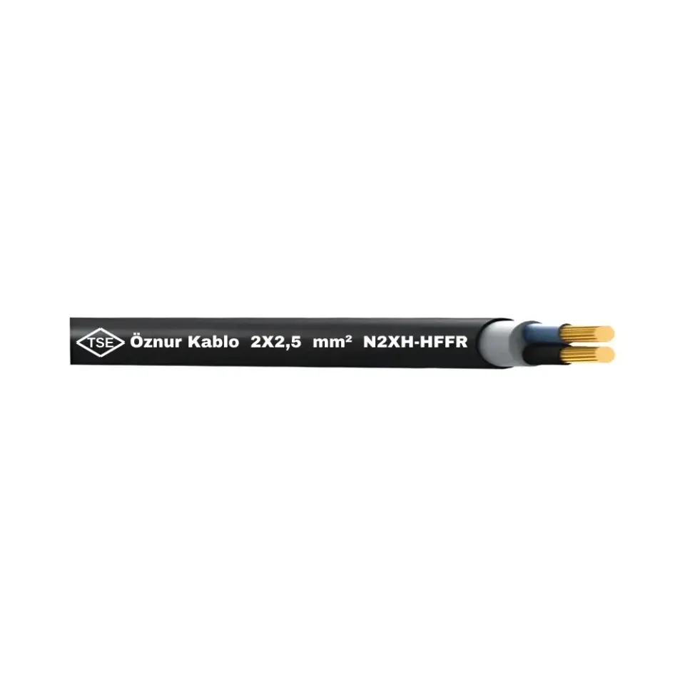 Öznur 2X2,5 mm N2XH Kablo Halogen Free