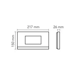 Audio 001464 7 inç Siyah Bus Plus Mekanik Butonlu Görüntülü Villa Set