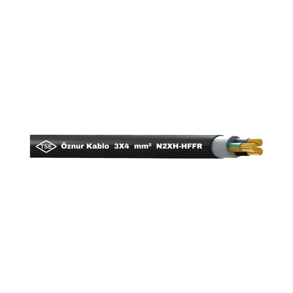 Öznur 3X4 mm N2XH Kablo Halogen Free