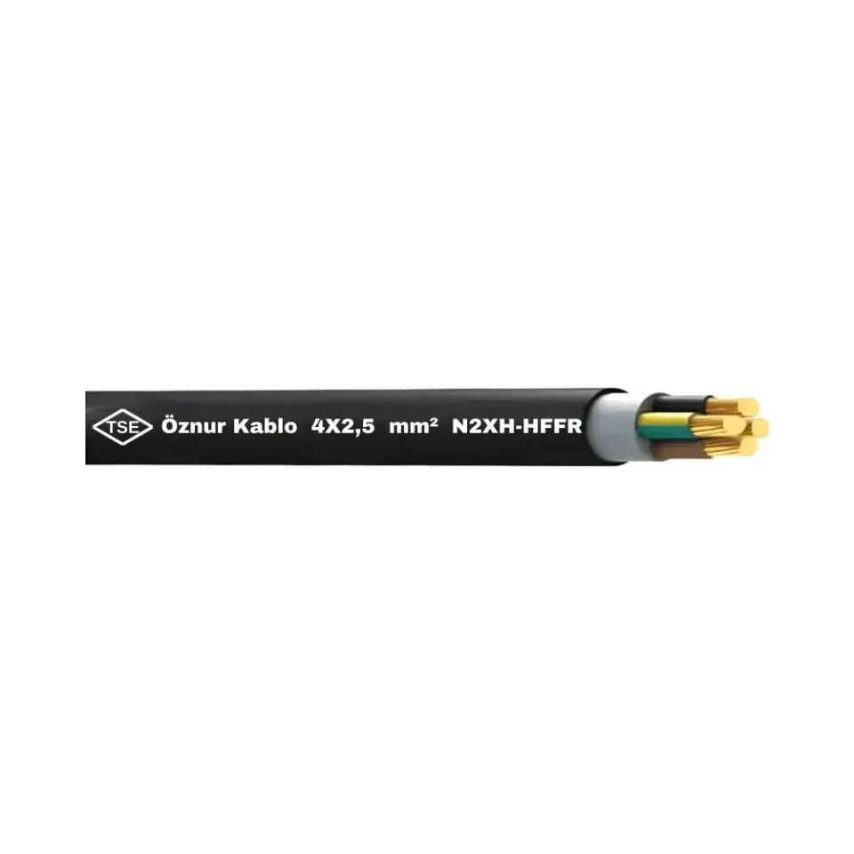 Öznur 4X2,5 mm N2XH Kablo Halogen Free