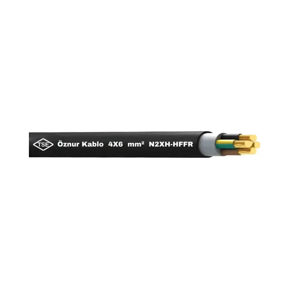 Öznur 4X6 mm N2XH Kablo Halogen Free