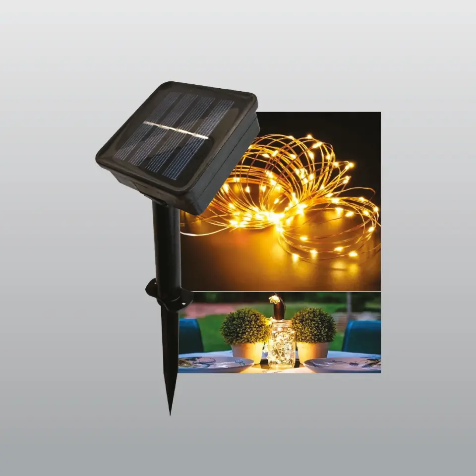 ACK AG60-20801 3000K Günışığı Solar Bahçe Aydınlatma Ledi IP65