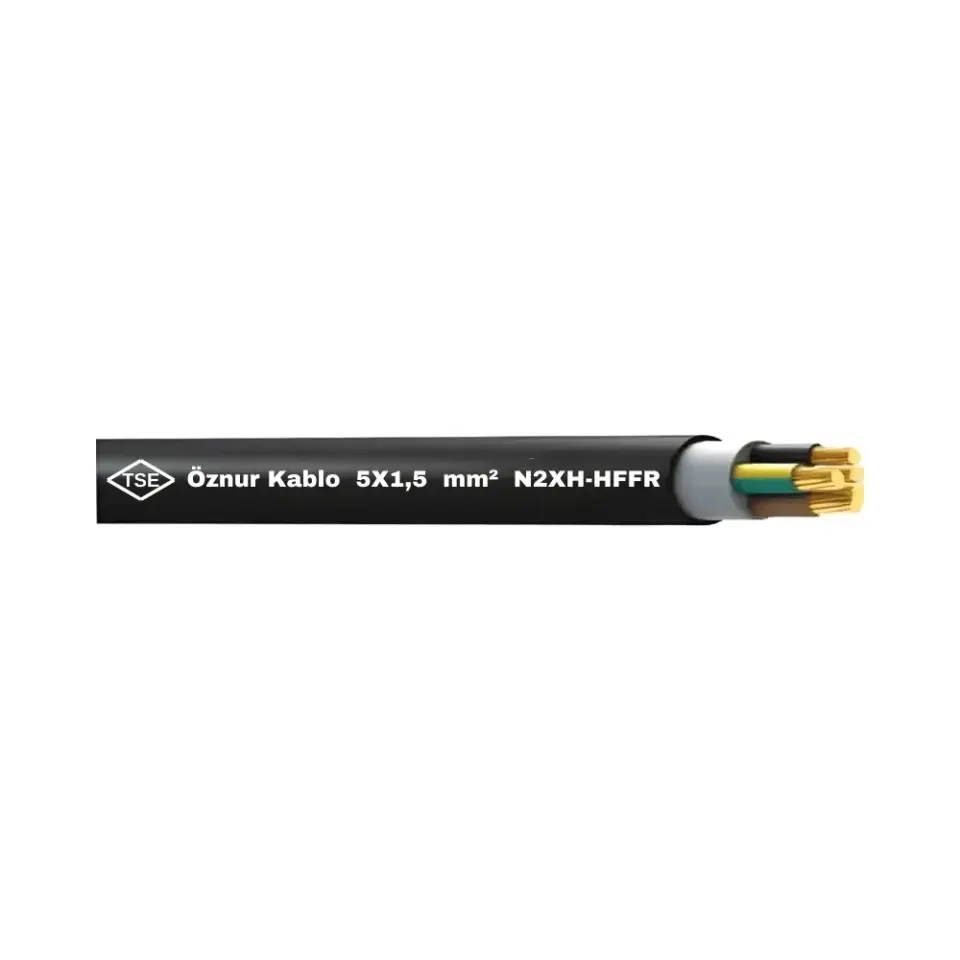 Öznur 5X1,5 mm N2XH Kablo Halogen Free