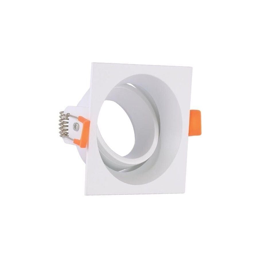 ACK AH03-04080 Terra Alüminyum Kare Spot Armatür Beyaz