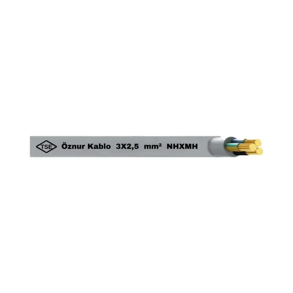 Öznur 3X2,5 mm NHXMH (Antigron) Kablo