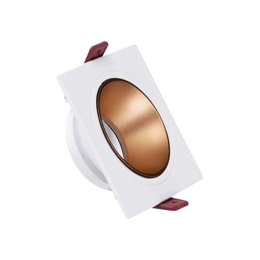 ACK AH03-07020 Beyaz Kasa - Rose Gold (92x92) mm Alüminyum Pc Spot Armatür
