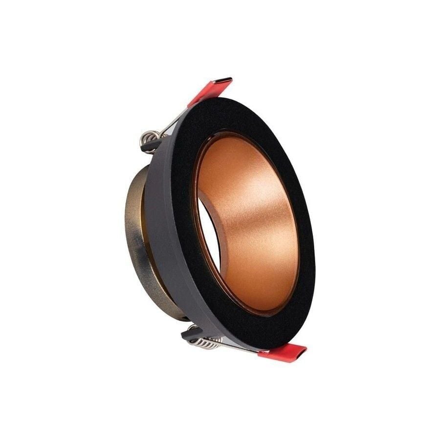 ACK AH03-07221 Siyah Kasa - Rose Gold (Ø85 mm ) Alüminyum Pc Spot Armatür