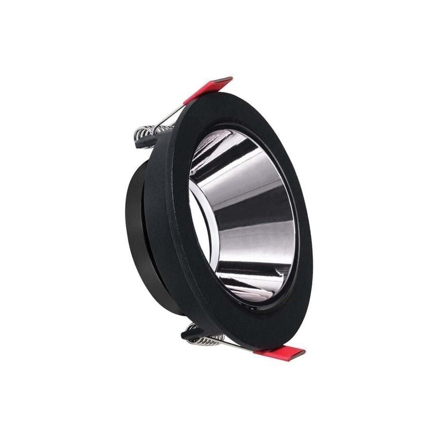ACK AH03-07231 Siyah Kasa - Alüminyum Silver (Ø85 mm ) Alüminyum Pc Spot Armatür