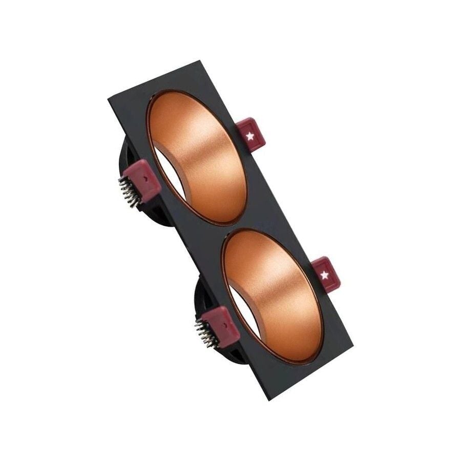ACK AH03-07321 Siyah Kasa - Rose Gold (172x92) mm Alüminyum Pc Spot Armatür