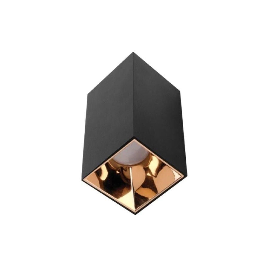 ACK AH03-07661 Gold Reflektör Sıva Üstü Beyaz Kare LED Spot