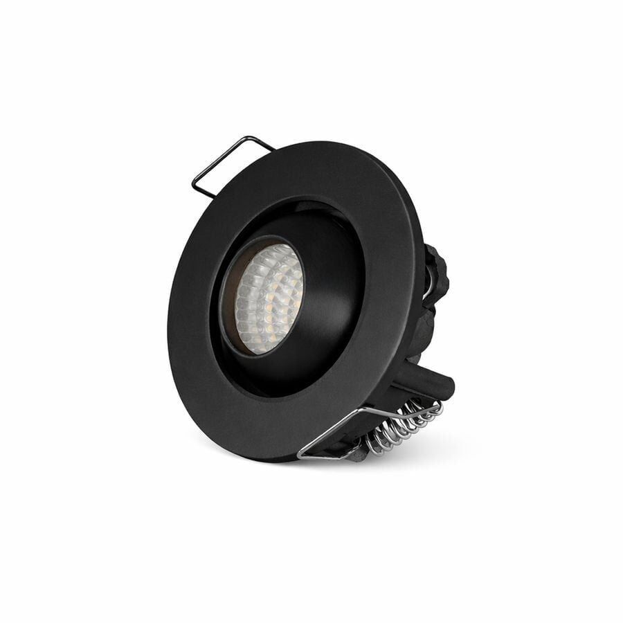 ACK AH06-00331 3W 6500K Sıva Altı LED Spot Armatür Siyah