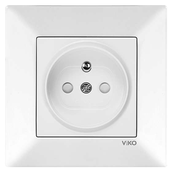 VİKO Karre-Meridian Beyaz Ups Priz Çocuk Korumalı