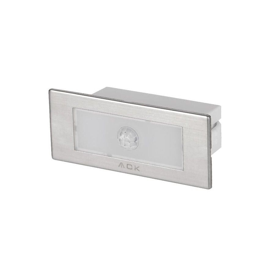 ACK AH07-01034 1.5W Sensörlü LED 1,5W 6500K 12 cm x 5 cm x 5,37 cm Merdiven-Duvar Armatürü Beyaz