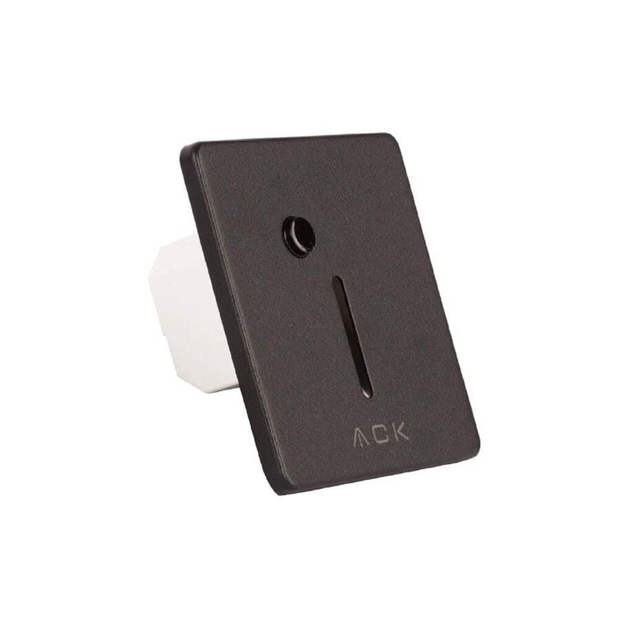 ACK AH07-01591 Sensörlü Merdiven Armatürü CCT Siyah Yuvarlak Dik Çerçeve