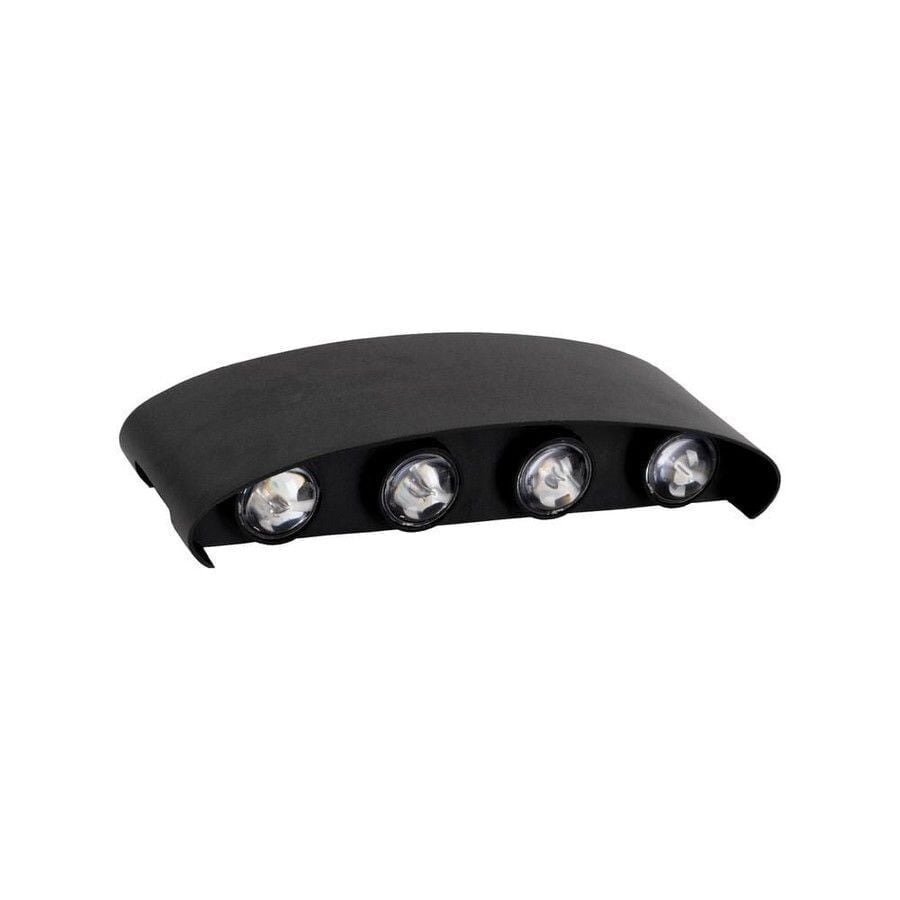 ACK AH07-07301 4x2W 8W 3000K Gün Işığı Siyah Dekoratif LED Aplik IP54