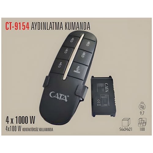 Cata CT-9154 Aydinlatma Kumandasi (4x100w)