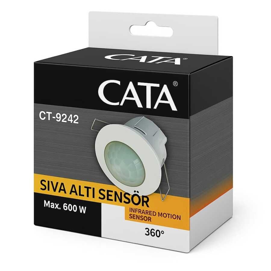 Cata CT-9242 360 Derece Sıva Altı Hareket Sensörü ( 600w)