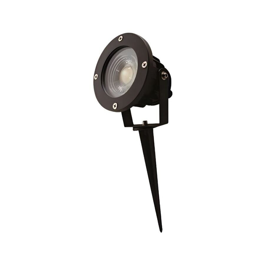 ACK AT25-00301 3000K Günışığı 10W Siyah LED Çim Kazıklı Armatür
