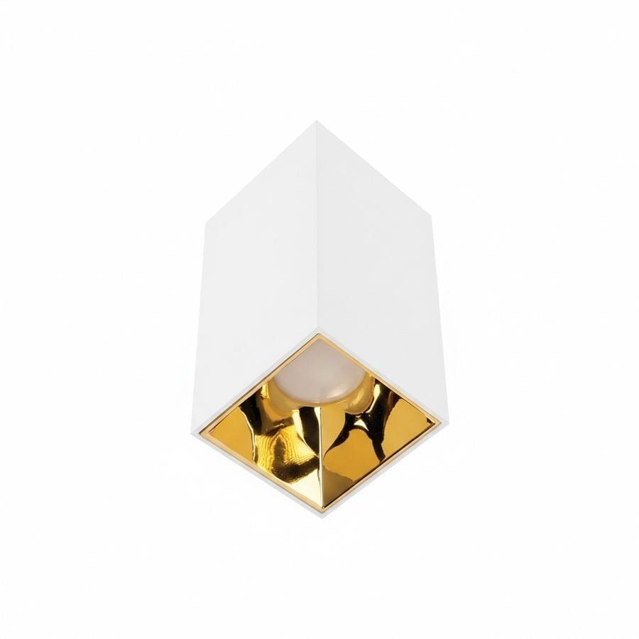 ACK AH12-07560 Beyaz Kasa - Gold Sıva Üstü Dekoratif Armatür