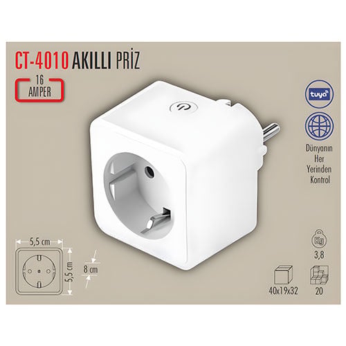Cata CT-4010 Wi-Fi Akıllı Priz