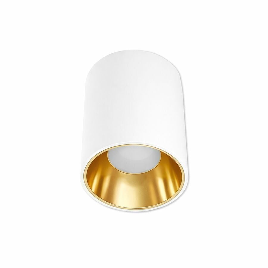 ACK AH12-08560 Beyaz Kasa - Gold Sıva Üstü Dekoratif Armatür