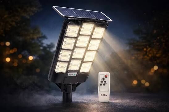 Cata 1200w Süpernova Solar Led Sokak Projektör (Kumandalı) CT-4645