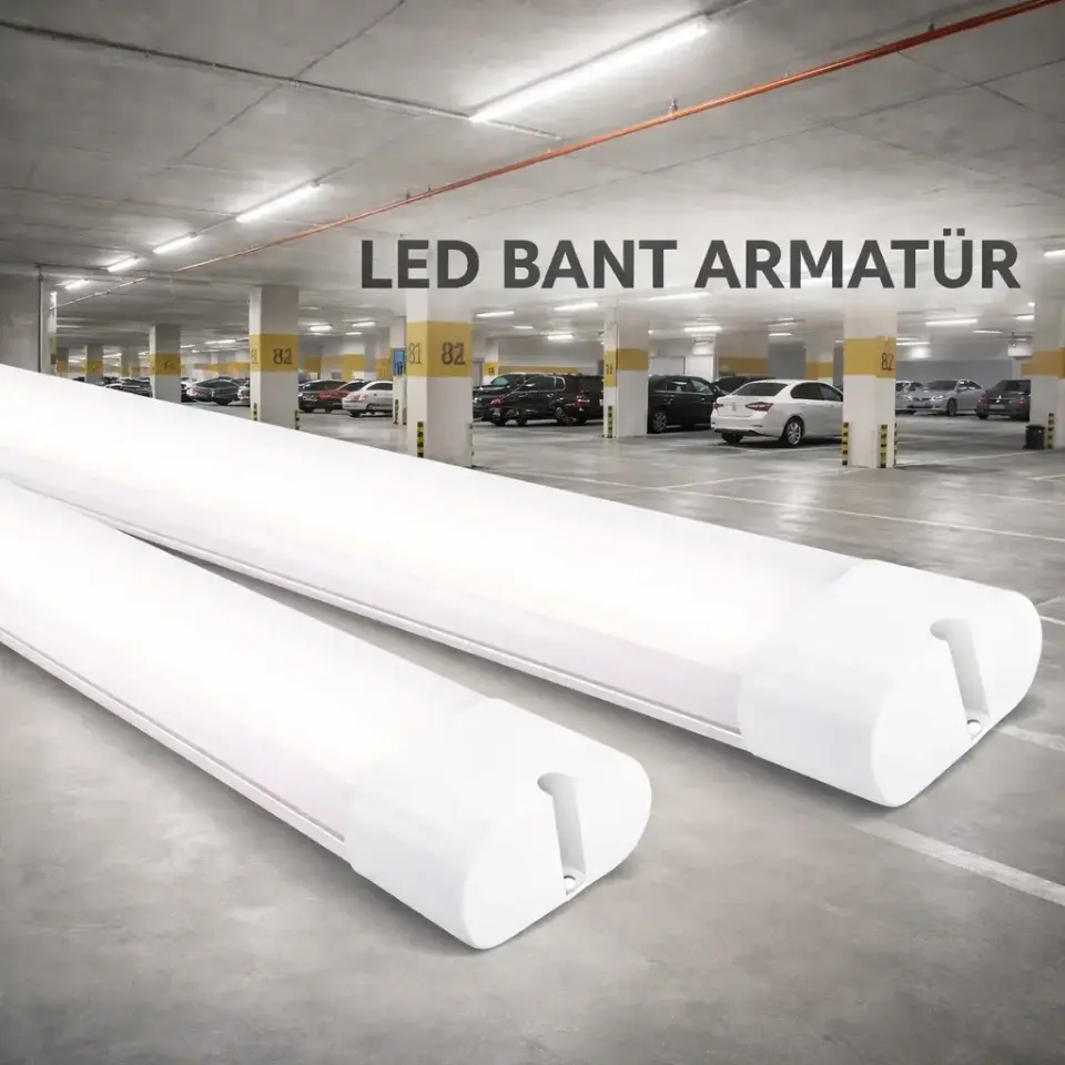ACK AN30-01233 80W 120cm Titan Led Bant Armatür 6500K Beyaz Işık