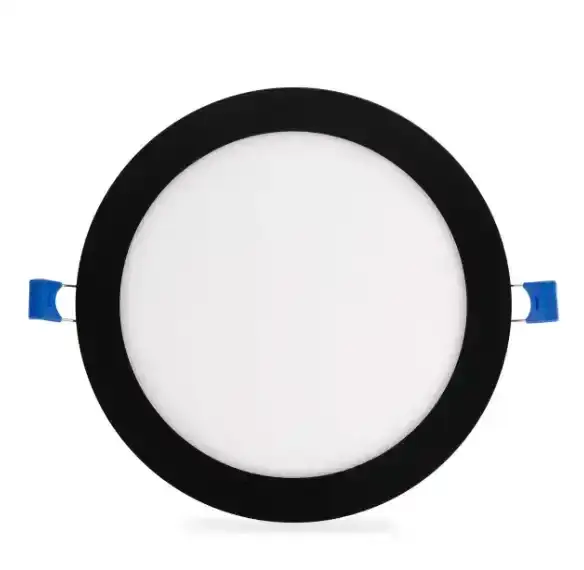 ACK AP01-01831 18W Sıva Altı Yuvarlak Led Spot Panel Armatür 6500K Beyaz Işık Siyah Kasa